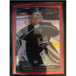 2016-17 O-Pee-Chee Red Prism Jonathan Quick #65