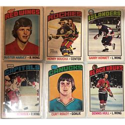 1976-77 O-Pee-Chee 6 Card Lot Henry Boucha #209