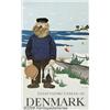 Image 2 : ORIGINGAL 1973 DANISH TRAVEL POSTER Denmark (Perm