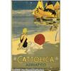 Image 2 : ORIGINAL C1930 ITALAIN RAIL TRAVEL POSTER CATTOLI