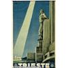 Image 2 : ORIGINAL C1930 ITALIAN RAIL TRAVEL POSTER (TRIEST