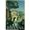 Image 1 : ORIGINAL C1930 ITALIAN RAIL POSTER (RAVENNA) Rave