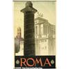 Image 2 : ORIGINAL C1930 ITALIAN RAIL TRAVEL POSTER (ROME) 