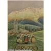 Image 1 : ORIGINAL C1930 ITALIAN RAIL TRAVEL POSTER (ABRUZZ