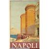 Image 2 : ORIGINAL C1930 ITALIAN RAIL TRAVEL POSTER NAPLES 