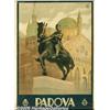 Image 2 : ORIGINAL C1930 ITALIAN RAIL TRAVEL POSTER PADOVA 