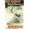Image 2 : 1949 BRITISH RALEIGH BICYCLE POSTER REG HARRIS Ra