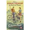Image 2 : SCHWINN BICYCLES C1938 ADVERTISING POSTER LIGHTHO