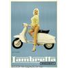 Image 2 : 1962 LAMBRETTA JAYNE MANSFIELD POSTER Lambretta (