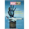 Image 2 : B.O.A.C.( BRITISH AIR)1959 TRAVEL POSTER 707 IMAG