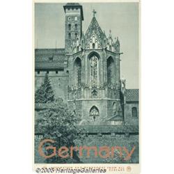 1933 ORIGINAL GERMAN TRAVEL POSTER EAST PRUSSIA G