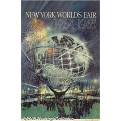 1964 NEW YORK WORLD'S FAIR POSTER UNISPHERE BOB P