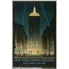 Image 2 : NEW YORK CENTRAL BUILDING POSTER 1930 BONSTELL Ne