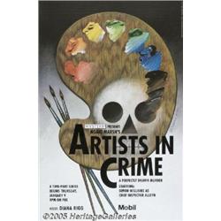 PBS MOBIL 1992 POSTER ARTISTS IN CRIME PAUL DAVIS
