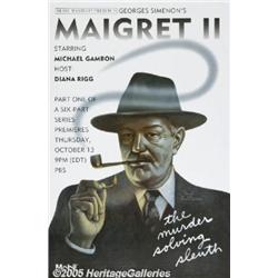 PBS MOBIL POSTERS (2) MAIGRET PAUL DAVIS PBS Mast