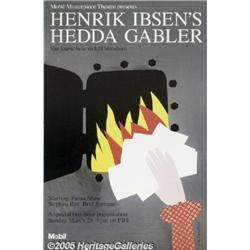 PBS MOBIL POSTER HEDDA GABLER 1993 CHERMAYEFF PBS