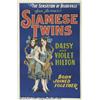 Image 1 : C1920 SIAMESE TWINS HILTON SISTERS SIDESHOW POSTE