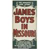 C1890 THEATER POSTER JAMES BOYS IN MISSOURI The J
