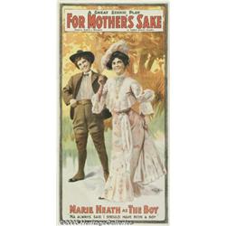 1903 THEATER 3SHEET POSTER FOR MOTHER'S SAKE For 
