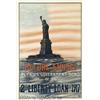 WW I POSTER BEFORE SUNSET 1917 STATUE OF LIBERTY 