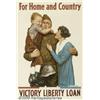 WW I POSTER FOR HOME AND COUNTRY EVERITT 1918 For