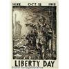 WW I POSTER LIBERTY DAY STATUE OF LIBERTY 1918 Li
