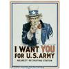Image 1 : WW I POSTER 'I WANT YOU' J.M. FLAGG 1917 I Want Y