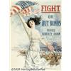 WW I POSTER FIGHT OR ... 1917 CHRISTY(40X60) Figh