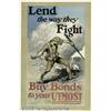 Image 1 : WW I POSTER LEND THE WAY 1918 ASHE Lend The Way T
