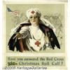 Image 2 : WORLD WAR I POSTER RED CROSS FISHER 1918 Have You