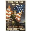 WORLD WAR I POSTER OVER THE TOP 1917 Over the Top