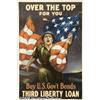 Image 2 : WORLD WAR I POSTER OVER THE TOP 1917 Over the Top