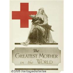 WW I POSTER GREATEST MOTHER 1918 FORINGER Greates