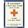 Image 1 : WORLD WAR I POSTER IF YOU KNEW 1918 RED CROSS If 