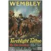 Image 1 : WEMBLEY 1924 TORCHLIGHT TATTOO POSTER Torchlight 
