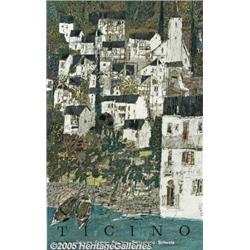 1970 SWISS TRAVEL POSTER TICINO Ticino (1970)