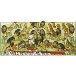 C1935 CLYDE BEATTY CIRCUS POSTER 218" X169" Shrin