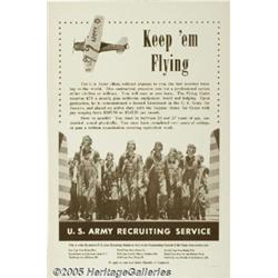WORLD WAR II POSTER KEEP 'EM FLYING 1941 Keep 'Em