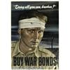 Image 1 : WORLD WAR II POSTER DOING ALL YOU CAN 43 28"X40" 