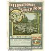 Image 1 : C1900 INTERNATIONAL STOCK FOOD SHEEP POSTER Inter
