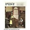 Image 1 : NORMAN ROCKWELL NEWSSTAND POSTER SEP LICENSE 1955