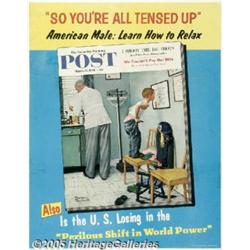 NORMAN ROCKWELL NEWSSTAND POSTER SEP DOCTOR 1958 