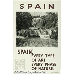1948 SET OF 3 SPANISH TRAVEL POSTERS Spain (Hueco