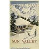 Image 1 : C1940 SUN VALLEY IDAHO SKI TRAVEL POSTER Sun Vall