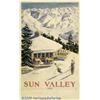 Image 2 : C1940 SUN VALLEY IDAHO SKI TRAVEL POSTER Sun Vall
