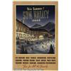 Image 1 : C1940 SUN VALLEY IDAHO SUMMER TRAVEL POSTER Sun V