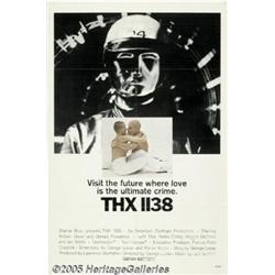 THX 1138 (Warner Brothers, 1971) One Sheet (27" X