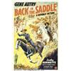 Image 1 : Back in the Saddle (Republic, 1941) One Sheet (27