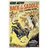 Image 2 : Back in the Saddle (Republic, 1941) One Sheet (27