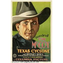 Texas Cyclone (Columbia, 1932) One Sheet (27" X 4